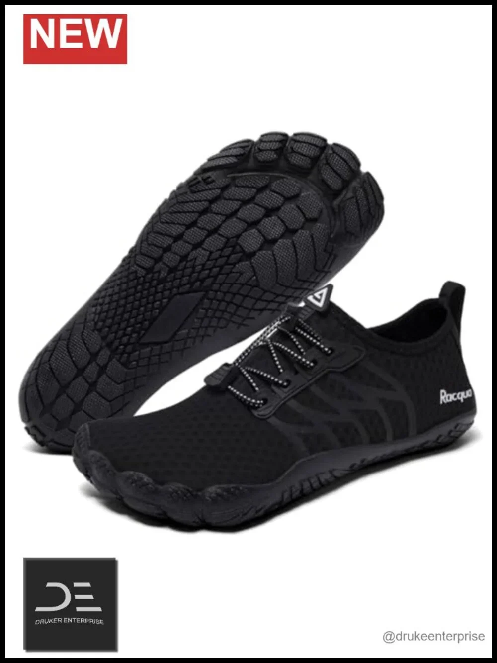 Quick-Dry Water Shoes Lightweight Breathable Beach Pool Barefoot Aqua Shoes